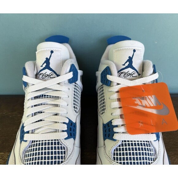 Nike Air Jordan 4 Retro "Military Blue" 2024 Men’s Size 12 FV5029-141 - Picture 8 of 11